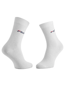 Комплект 3 чифта дълги чорапи мъжки Fila F9630 White