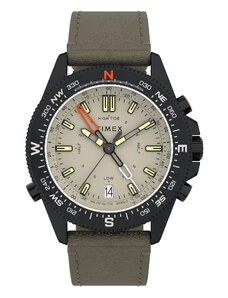 Часовник Timex Tide-Temp-Compass 43mm Eco-Friendly Strap TW2V21800 Blac/Grey