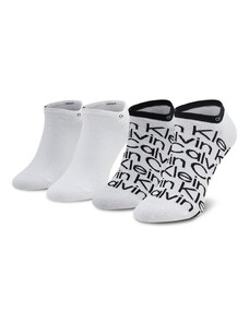 Комплект 2 чифта къси чорапи мъжки Calvin Klein 701218714 White 002