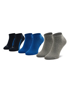 Комплект 3 чифта къси чорапи унисекс Puma 907951 03 Nawy/Grey/Strong Blue