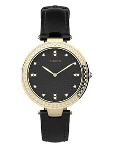 Часовник Timex City TW2V45100 Black/Gold