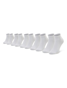 Комплект 5 чифта къси чорапи мъжки Jack&Jones Jacbasic 12206139 White With Detail