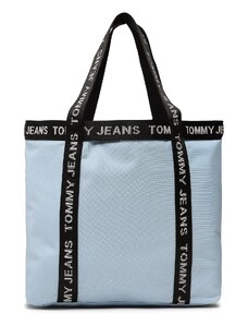 Дамска чанта Tommy Jeans Tjw Essential Tote AW0AW14953 Светлосиньо