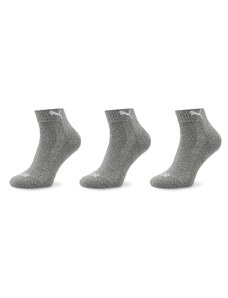 Комплект 3 чифта дълги чорапи мъжки Puma 907943 03 Middle Grey Melange
