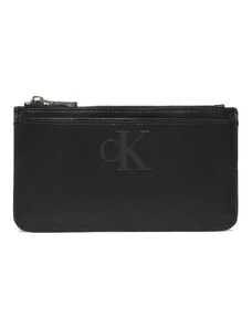 Калъф за кредитни карти Calvin Klein Jeans Sleek Coin Purse Solid K60K610338 BDS