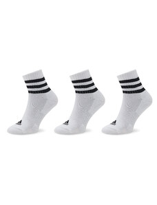 Комплект 3 чифта дълги чорапи мъжки adidas 3S C Spw Mid 3P HT3456 White/Black