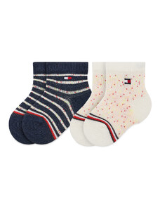 Комплект 2 чифта дълги чорапи детски Tommy Hilfiger 701220275 Tommy Original 001