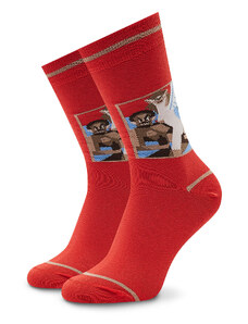 Дълги чорапи unisex Stereo Socks Wet Nightmare Червен