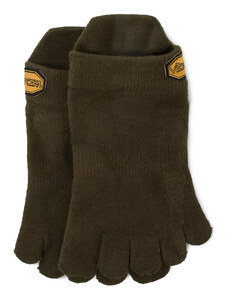 Чорапи къси унисекс Vibram Fivefingers Athletic No Show S18N01 Military Green