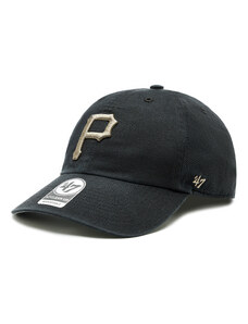 Шапка с козирка 47 Brand MLB Pittsburgh Pirates Ballpark Camo 47 CLEAN UP B-BPCAM20GWS-BK Black