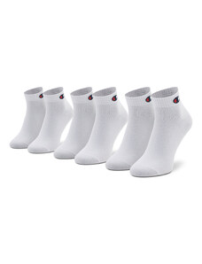 Комплект 3 чифта къси чорапи унисекс Champion U24559 WW001 Wht/Wht/Wht