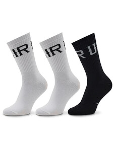 Комплект 3 чифта дълги чорапи мъжки Unfair Athletics Basic UNFR22-076 Black/White