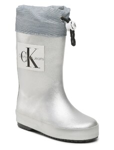 Гумени ботуши Calvin Klein Jeans Rain Boot V3X6-80425-0083 M Silver 904