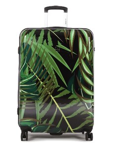 Голям куфар Saxoline Sx Palm Leaves 1460H0.71.10 Черен