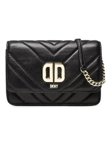 Дамска чанта DKNY Delphine Flp Cbody R23EBK74 Blk/Gold BDG