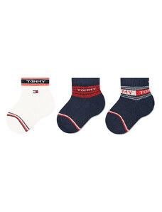 Комплект 3 чифта дълги чорапи детски Tommy Hilfiger 701220278 Original 001
