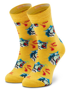 Чорапи дълги детски Happy Socks KTIG01-2200 Жълт