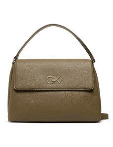 Дамска чанта Calvin Klein Re-Lock Tote W/Flap Pbl K60K610178 LBB