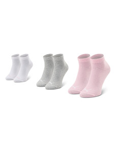 Комплект 3 чифта къси чорапи детски Puma 194011001 Сив
