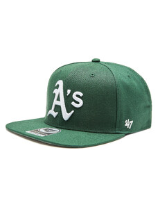 Шапка с козирка 47 Brand MLB Oakland Athletics Sure Shot '47 CAPTAIN B-SRS18WBP-DGB Dark Green