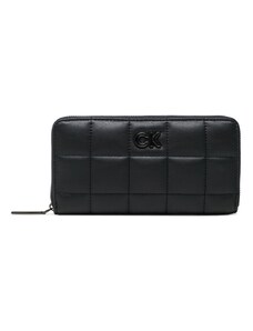 Голям дамски портфейл Calvin Klein Re-Lock Quilt Wallet Lg K60K610494 BAX