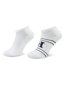Комплект 2 чифта къси чорапи мъжки Tommy Hilfiger 701224100 White 001