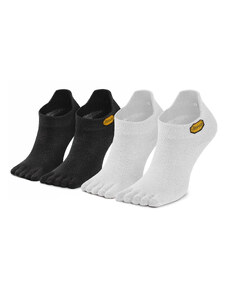 Комплект 2 чифта къси чорапи унисекс Vibram Fivefingers No Show S15N12P White/Black