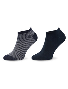 Комплект 2 чифта къси чорапи дамски Tommy Hilfiger 701222650 Navy 002