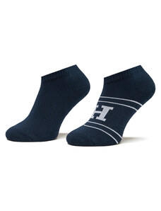 Комплект 2 чифта къси чорапи мъжки Tommy Hilfiger 701224100 Navy 002
