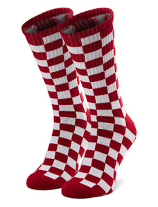 Чорапи дълги мъжки Vans Checkerboard Crew VN0A3H3ORLM1 Red/White Check