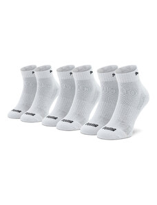 Комплект 3 чифта дълги чорапи мъжки Puma Cushioned Quarter 907943 02 White