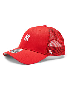 Шапка с козирка 47 Brand MLB New York Yankees Base Runner Mesh 47 MVP B-BRNMS17CTP-RD Red
