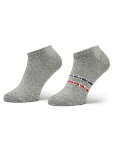 Комплект 2 чифта къси чорапи мъжки Tommy Hilfiger 701222188 Mid Grey Melange 002
