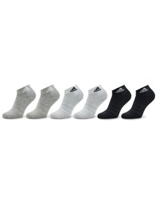 Чорапи къси унисекс adidas Thin and Light Sportswear Ankle Socks 6 Pairs IC1307 medium grey heather/white/black