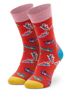 Дълги чорапи unisex Happy Socks SAN01-4300 Червен