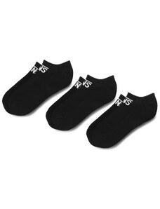 Комплект 3 чифта къси чорапи дамски Vans Classic Kick 6.5 VN000XSSBLK Black