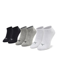 Комплект 3 чифта къси чорапи унисекс Puma 261080001 Grey/White/Black 882