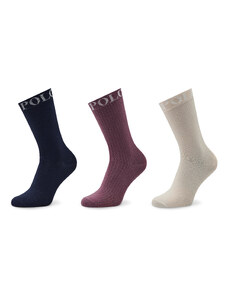 Комплект 3 чифта дълги чорапи дамски Polo Ralph Lauren 455888857001 Asst