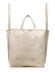 Дамска чанта Calvin Klein Ck Summer Shopper Lg Refib K60K610432 PEA
