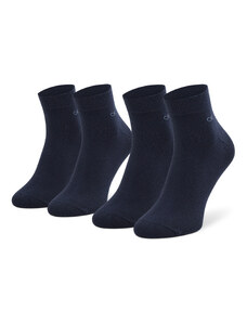 Комплект 2 чифта къси чорапи мъжки Calvin Klein 701218706 Navy 003