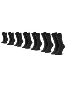 Омплект 7 чифта дълги чорапи унисекс Tom Tailor 9997 Black 610