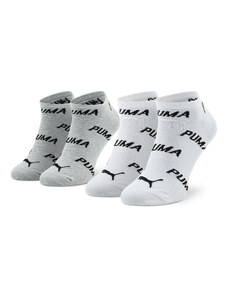 Комплект 2 чифта къси чорапи унисекс Puma 907947 02 White/Grey/Black