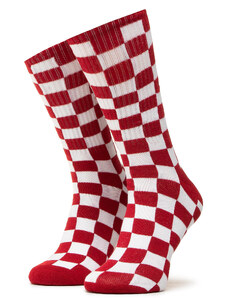 Чорапи дълги дамски Vans Checkerboard Crew VN0A3H3NRLM1 r.38,5/42 Red/White
