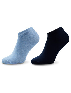 Комплект 2 чифта къси чорапи мъжки Tommy Hilfiger 342023001 Light Blue Melange 041
