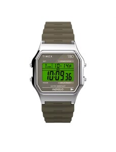 Часовник Timex T80 TW2V41100 Khaki/Silver