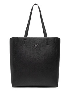 Дамска чанта Calvin Klein Jeans Minimal Monogram Shopper32 K60K609292 Black BDS