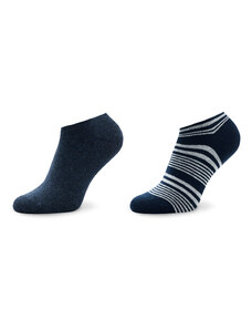 Комплект 2 чифта къси чорапи мъжки Tommy Hilfiger 701222637 Navy 002