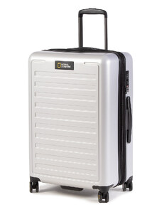 Самолетен куфар за ръчен багаж National Geographic Luggage N164HA.60.23 Silver