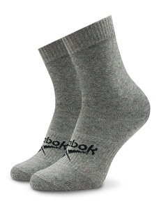 Дълги чорапи unisex Reebok Active Foundation Quarter Socks GI0076 medium grey heather