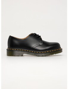 Кожени половинки обувки Dr. Martens 1461 в черно с равна подметка 11838002